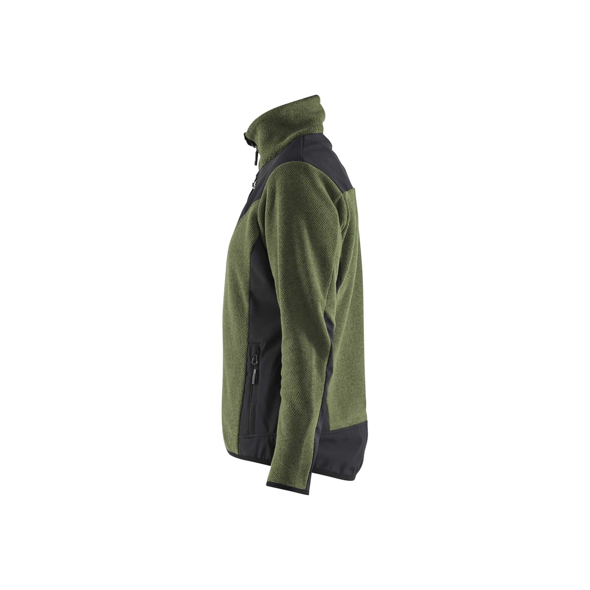 BLAKLADER 59432536 Women's Knitted Jacket with Softshell Work Jacket WOMEN - Stretch Fabric